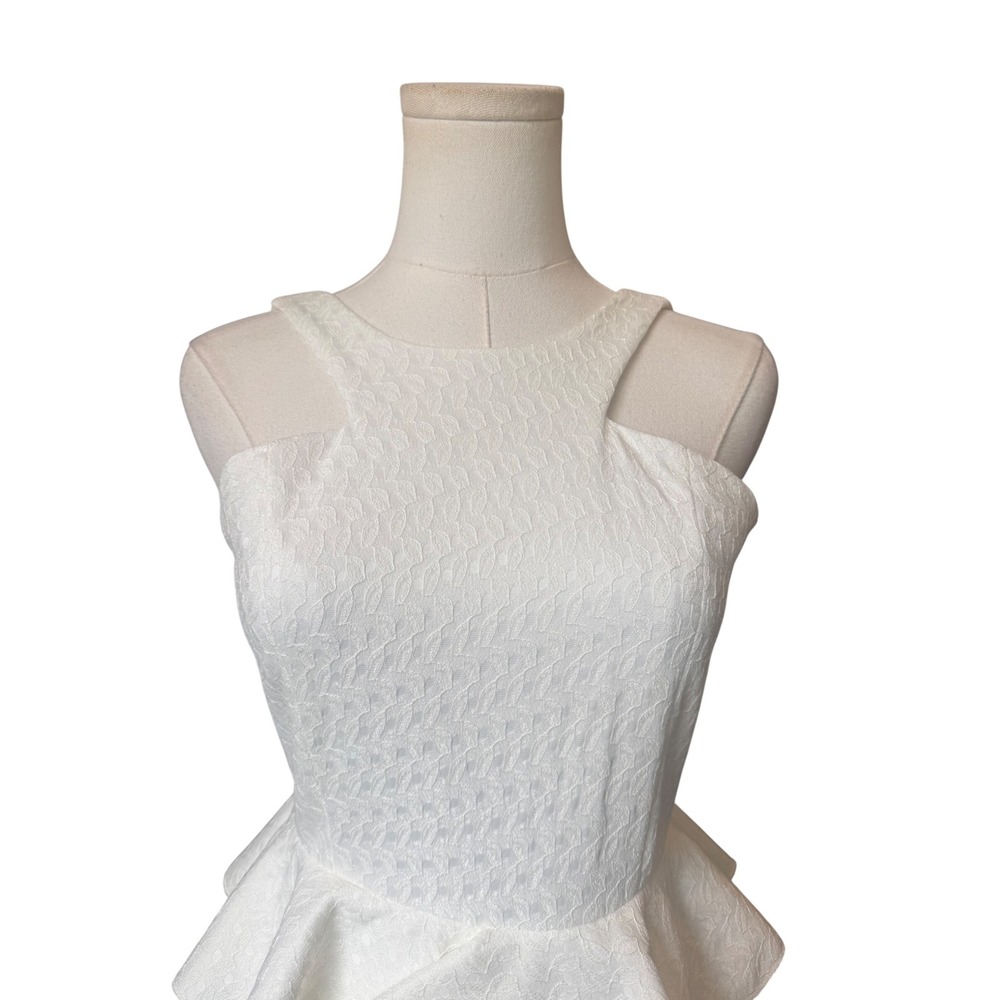 Chicwish Ruffle Halter Statement Mini Dress Size S NWT Homecoming Coquette Chic - Picture 3 of 11